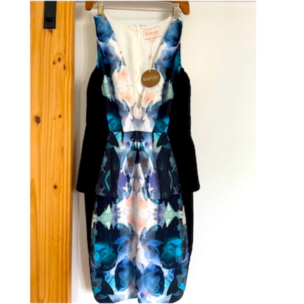Keepsake V-plunge peplum dress - Picture 2 of 12